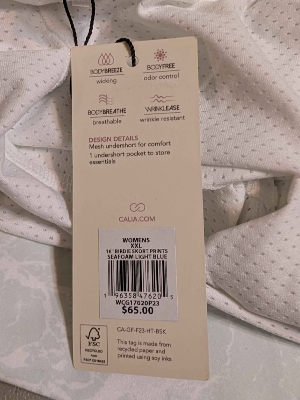 NWT XXL Calia Golf skort - Picture 8 of 8